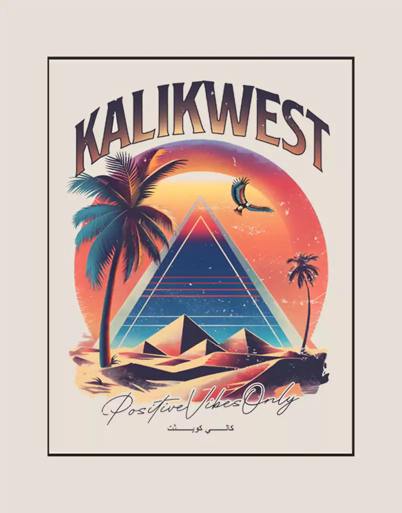 Sunset Pyramids Tee