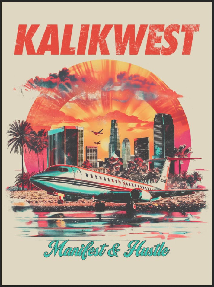 Kalikwest Manifest & Hustle Tee