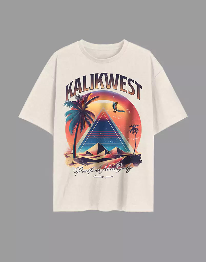 Sunset Pyramids Tee