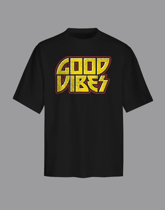 Good Vibes Black T Shirt