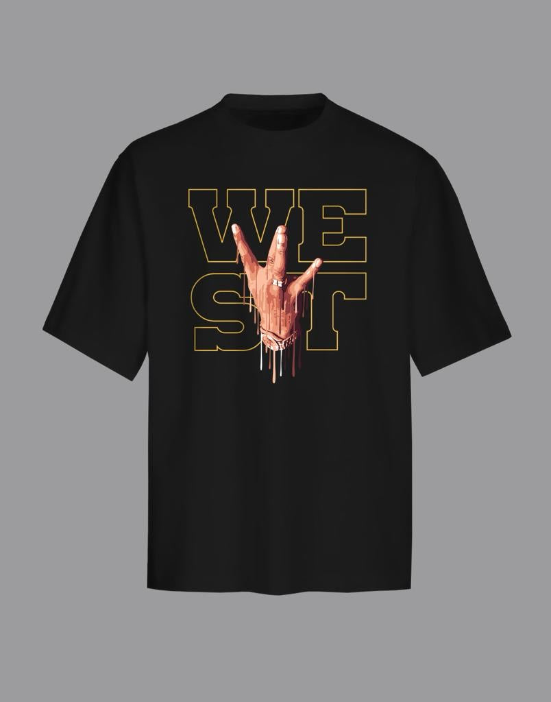 West Black T Shirt